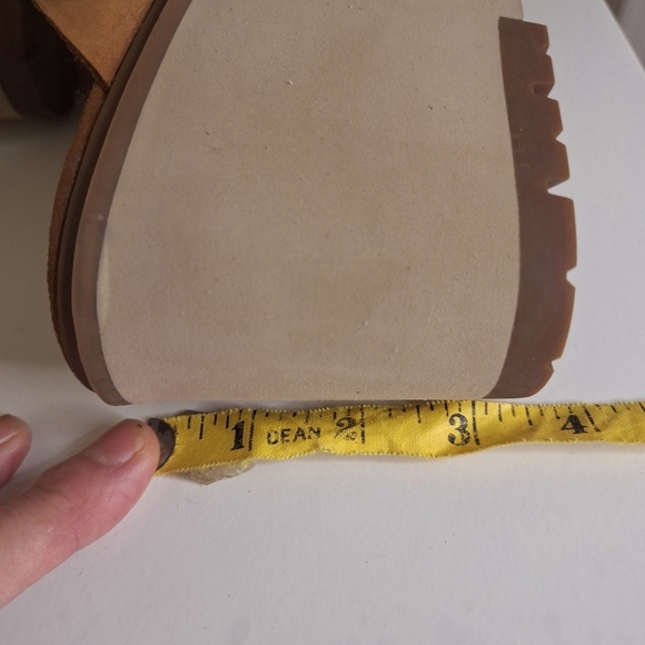 Timberland Koralyn 2 Band Wedge Rust Nubuck Sandals Size 9 - Picture 15 of 16